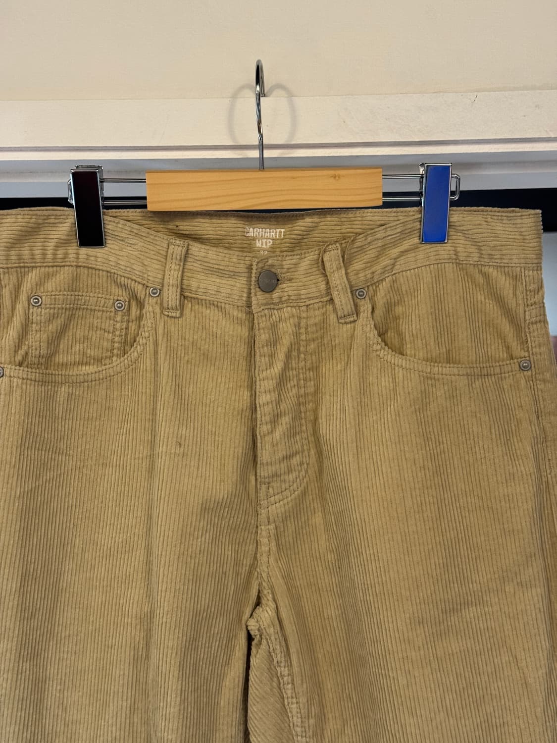 칼하트WIP 뉴엘 코듀로이 팬츠 아이보리 32 상품이미지2