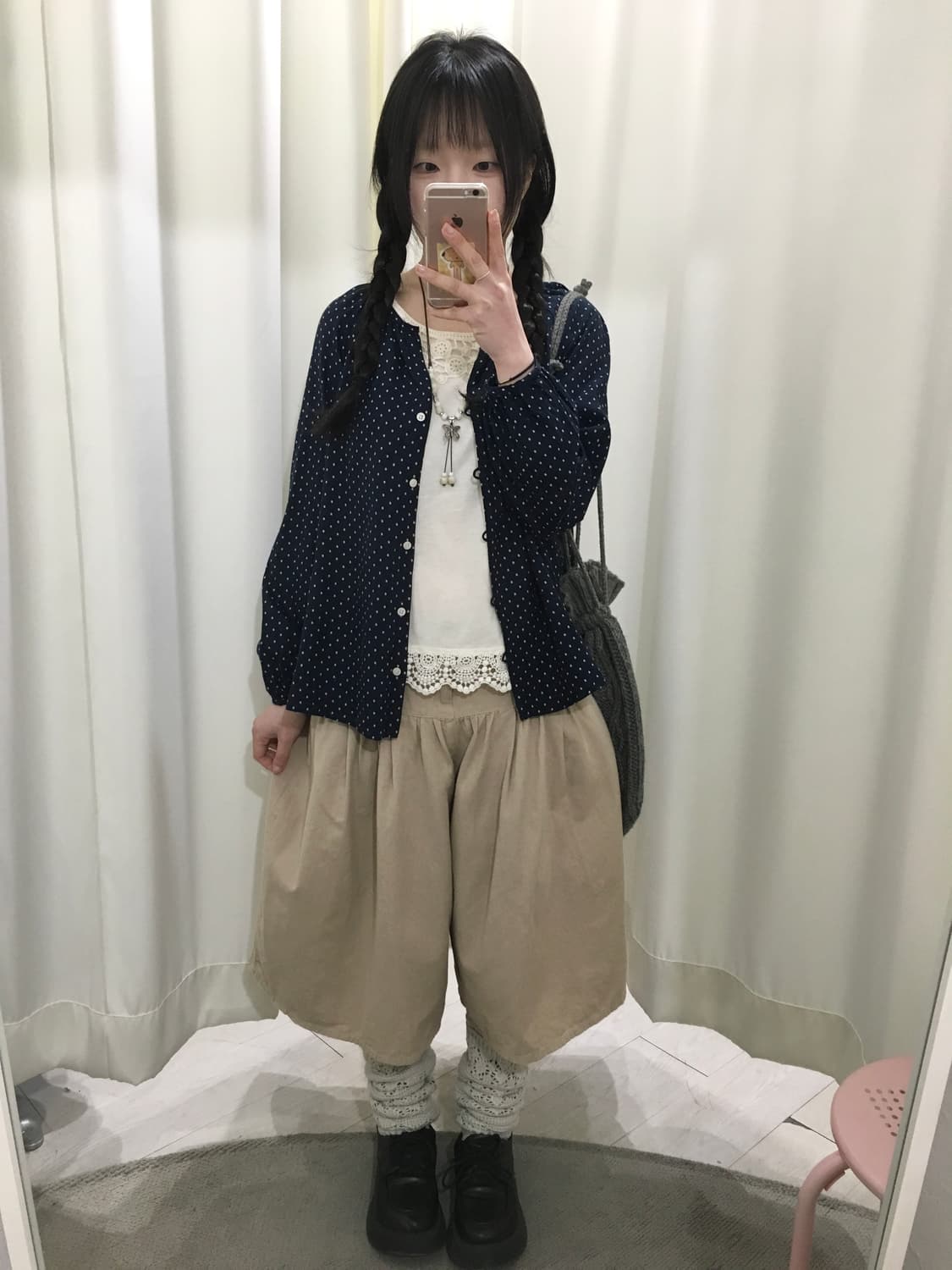 ships dot blouse 상품이미지2