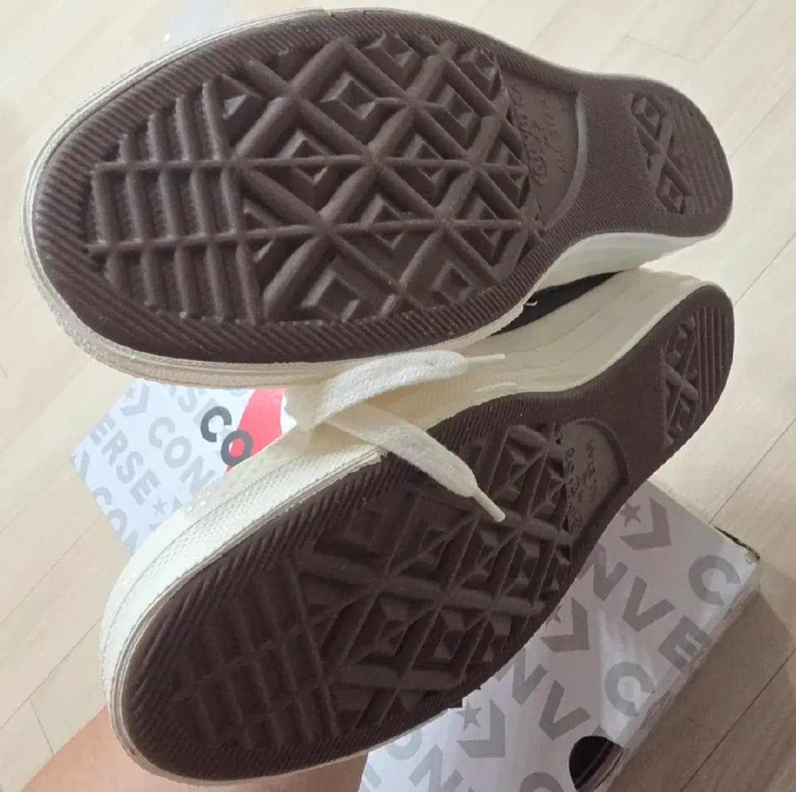 꼼데가르송 컨버스 로우 그레이 UK 10 택없는 새상품 상품이미지2