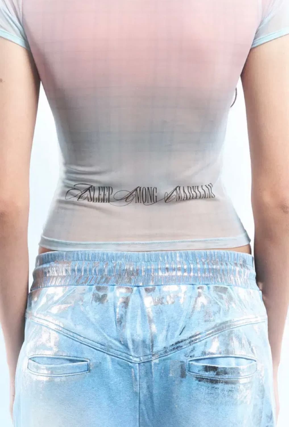 2000아카이브스 METAL FLOWER SEE THROUGH T 상품이미지6