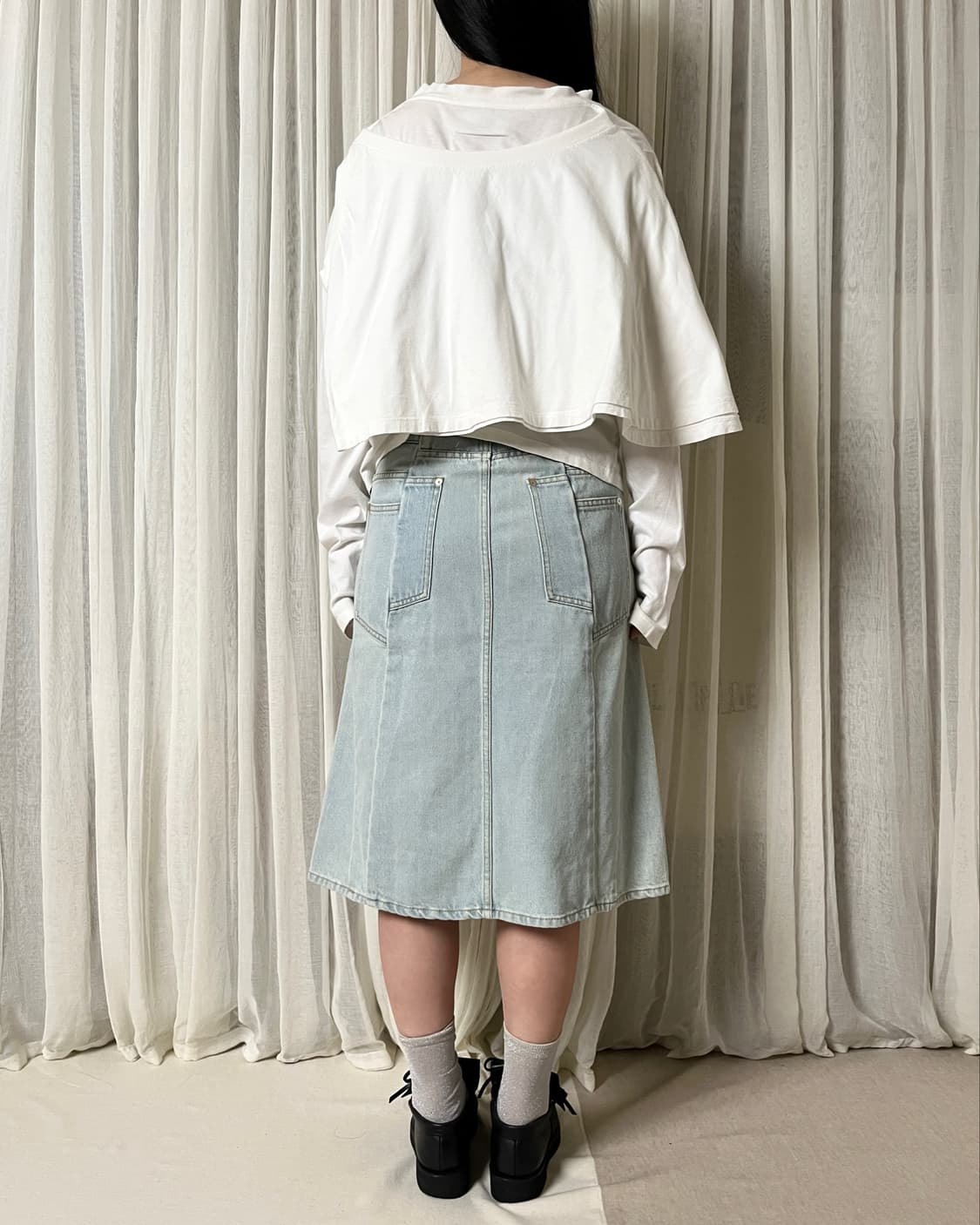 메종 마르지엘라 mm6 레이어드 롱슬리브 티셔츠 margiela 상품이미지8