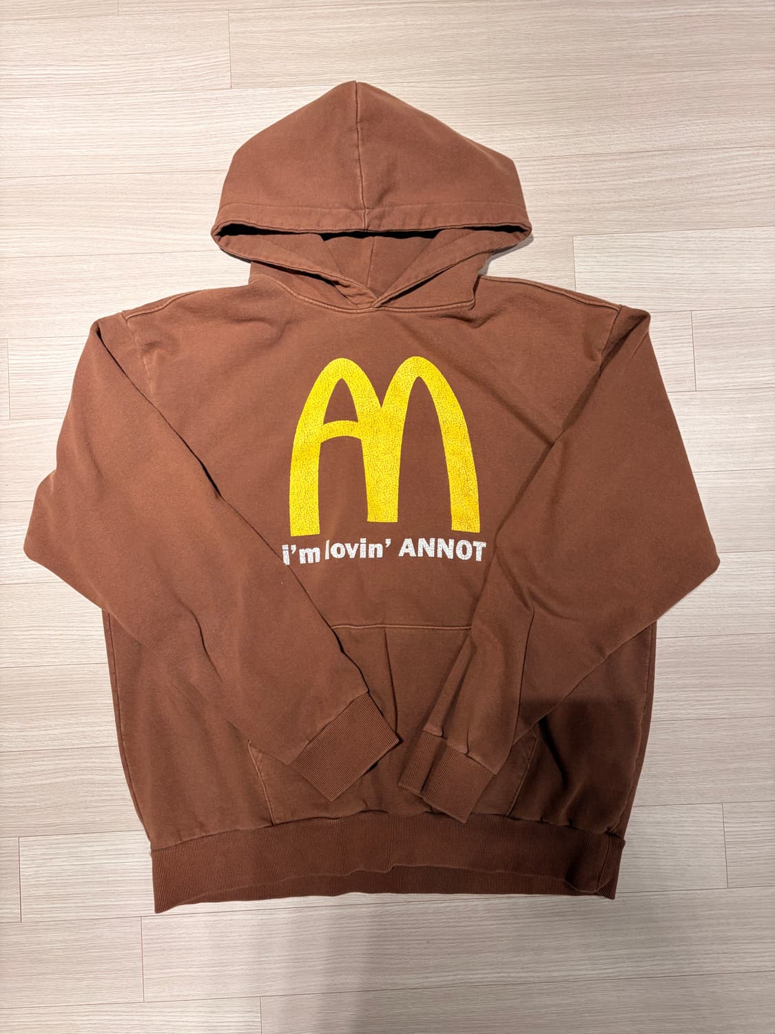 아노트 맥도날드 브라운 후드티 상품이미지2