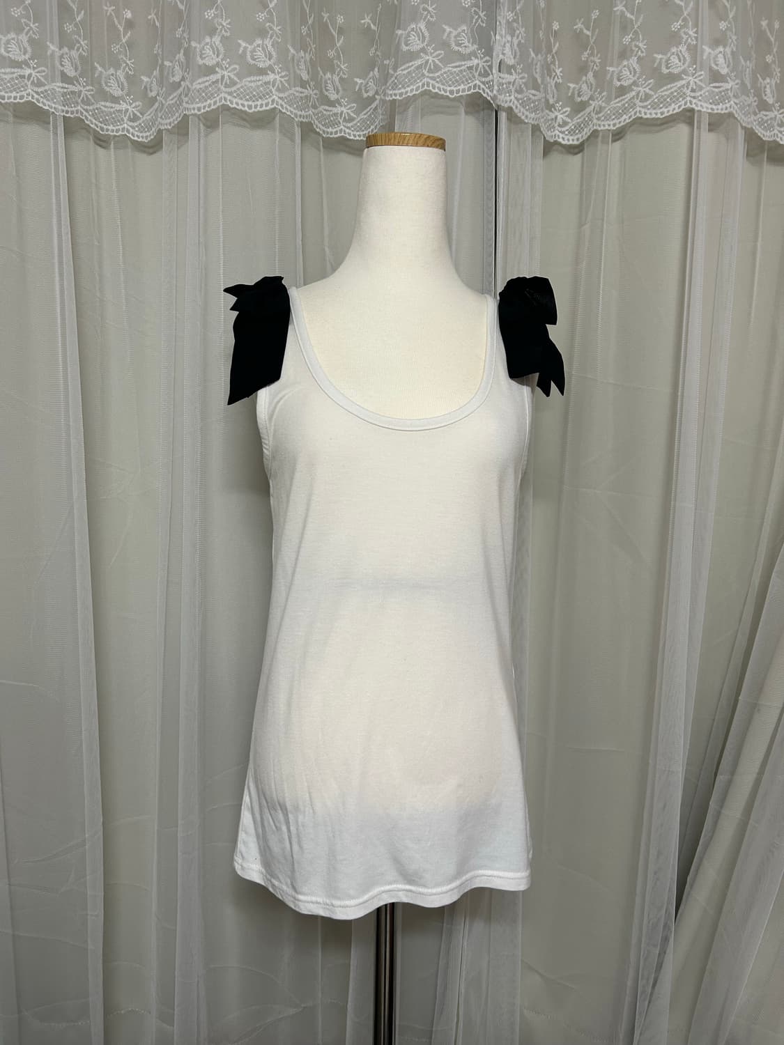 트랄라라 왕리본 슬리브리스 나시 상품이미지1