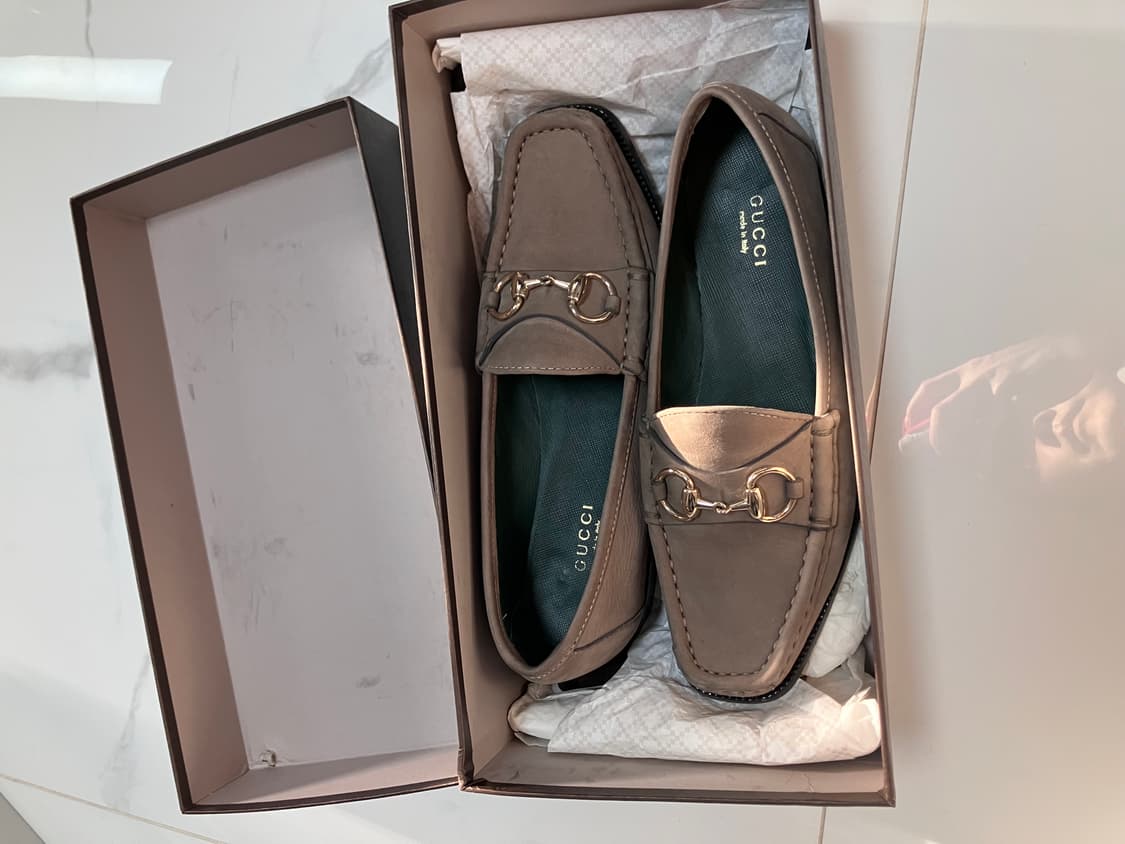 구찌 정품 홀스빗 로퍼 그레이 EU36 상품이미지3