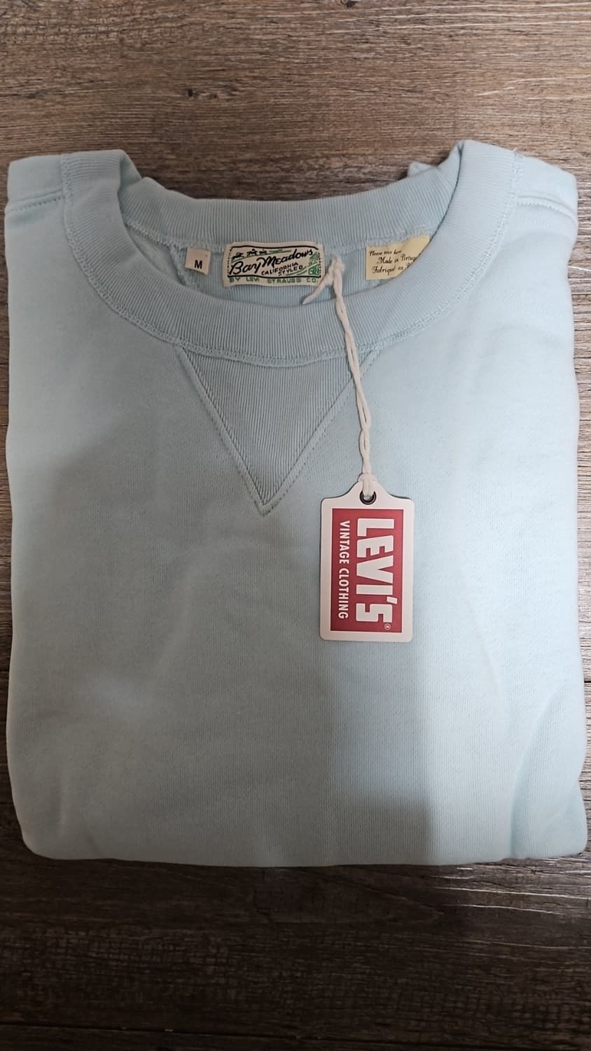 리바이스 LVC 1940's 베이 메도우 스웨트셔츠 스타라이트 블루 M 상품이미지3