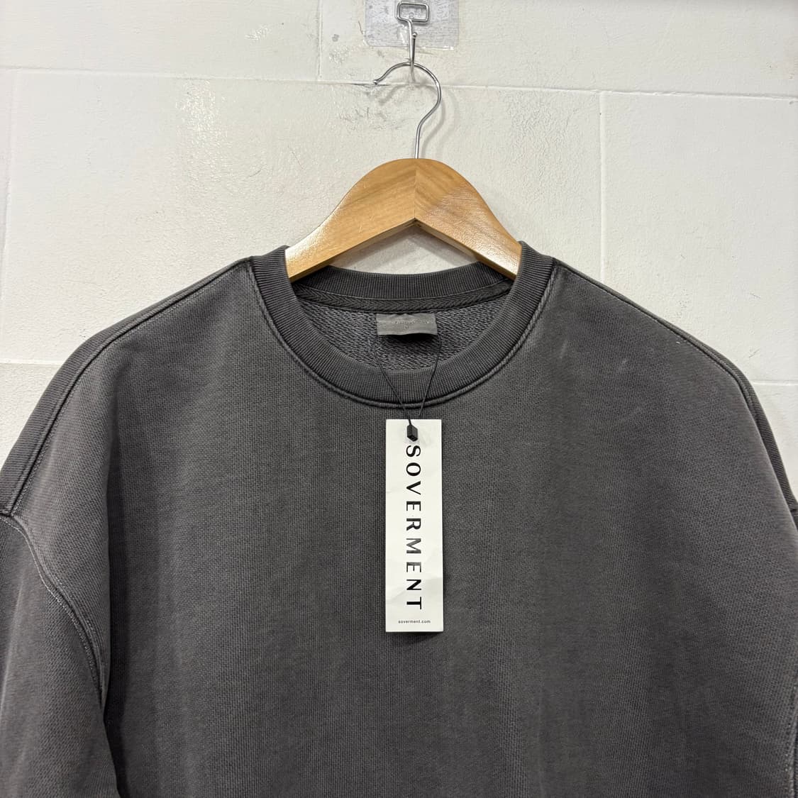 소버먼트 피그먼트 오버 맨투맨 새상품 상품이미지2