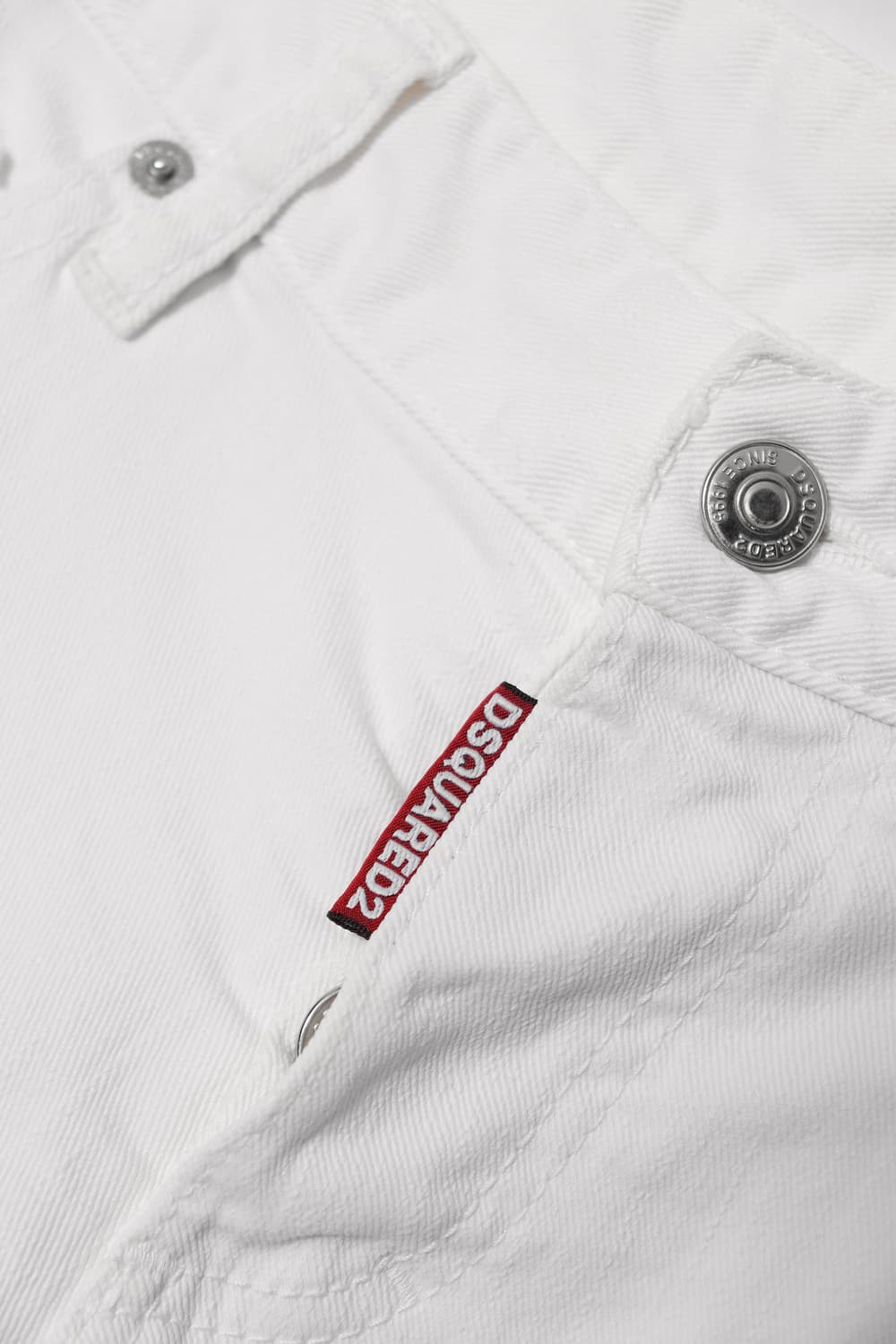 DSQUARED2 14SS 루키 8 화이트 디스트로이드 슬림 진  상품이미지5