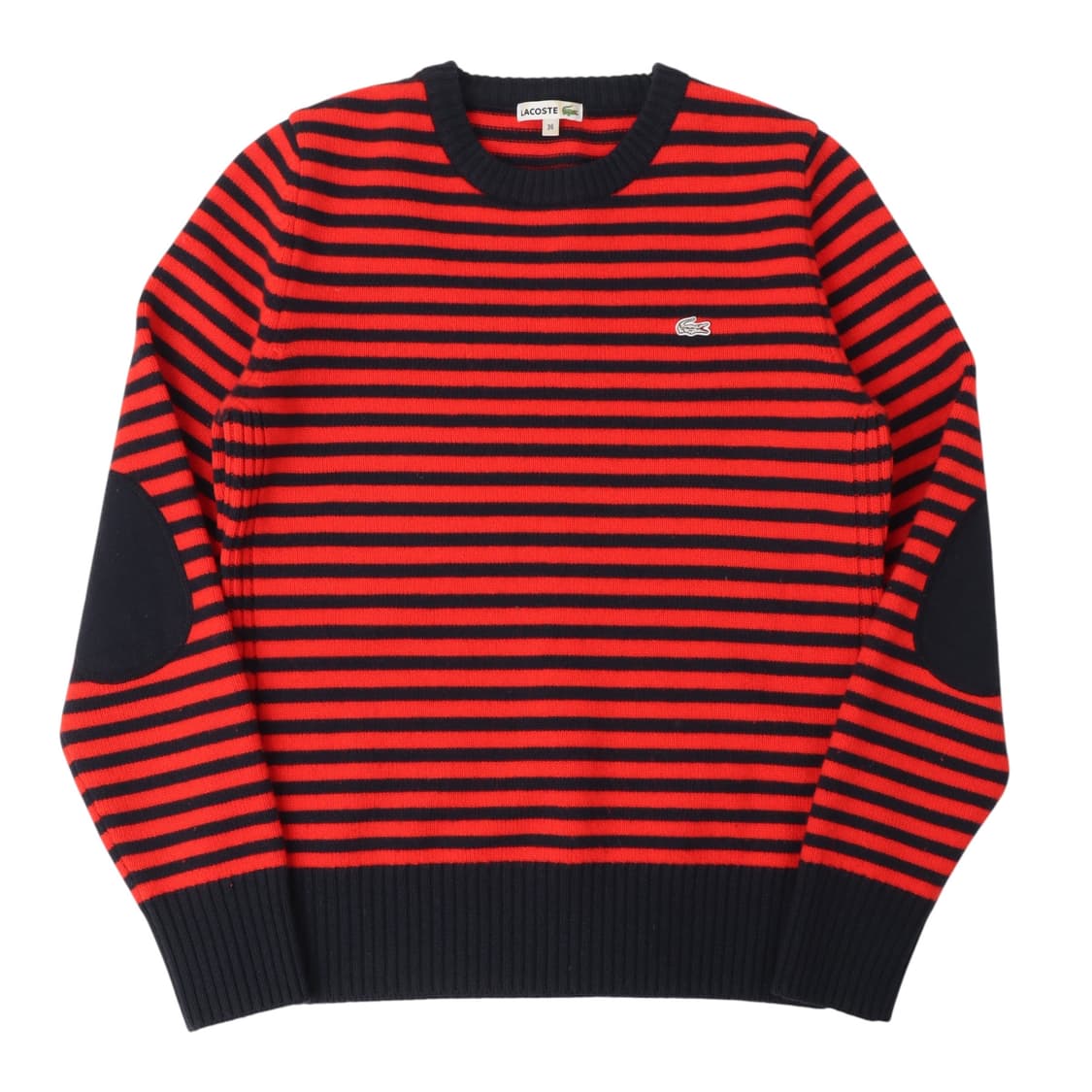 라코스테 레드 스트라이프 울 니트 상품이미지1