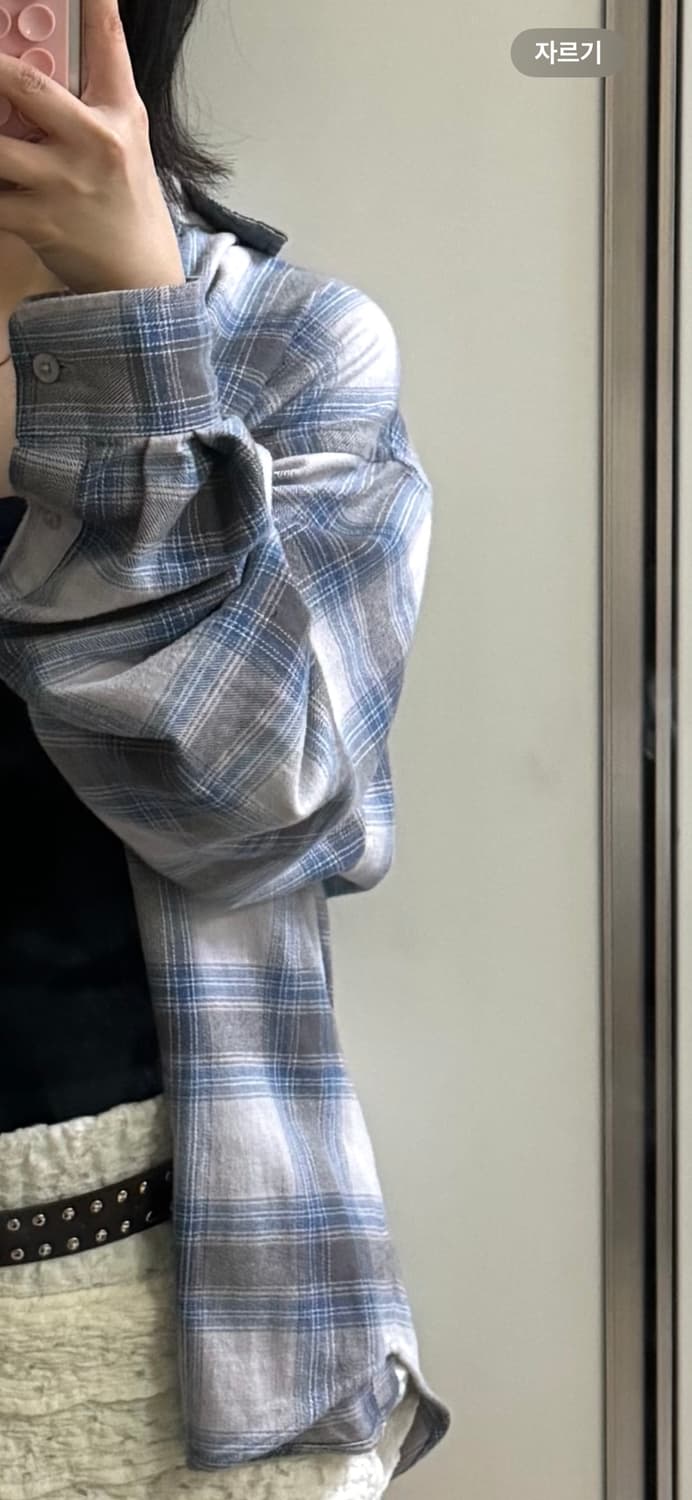 디스이즈네버댓 Shadow Plaid Flannel Shirt  상품이미지4