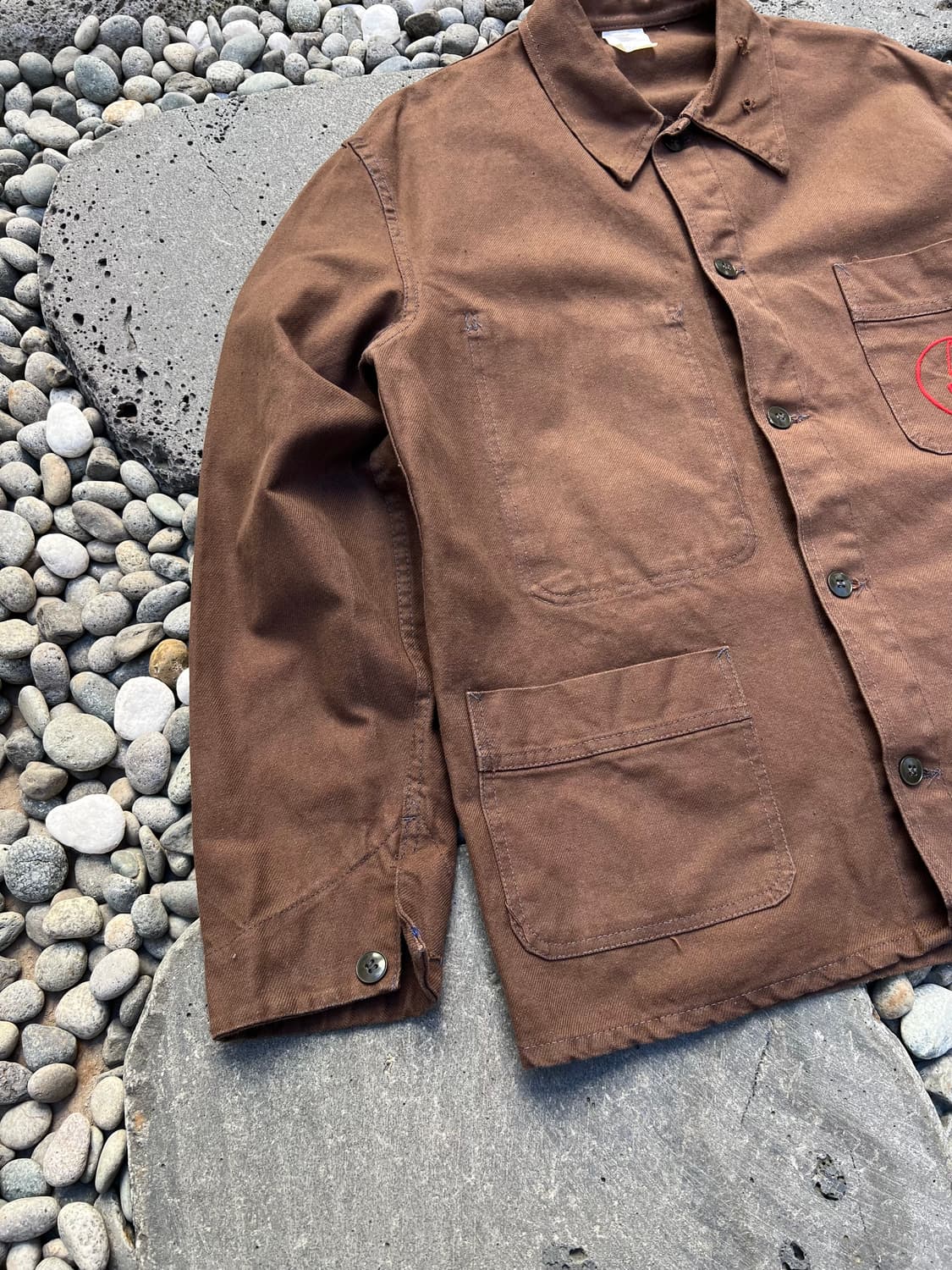 OLD VINTAGE FRENCH BROWN 빈티지프렌치워크자켓 상품이미지5