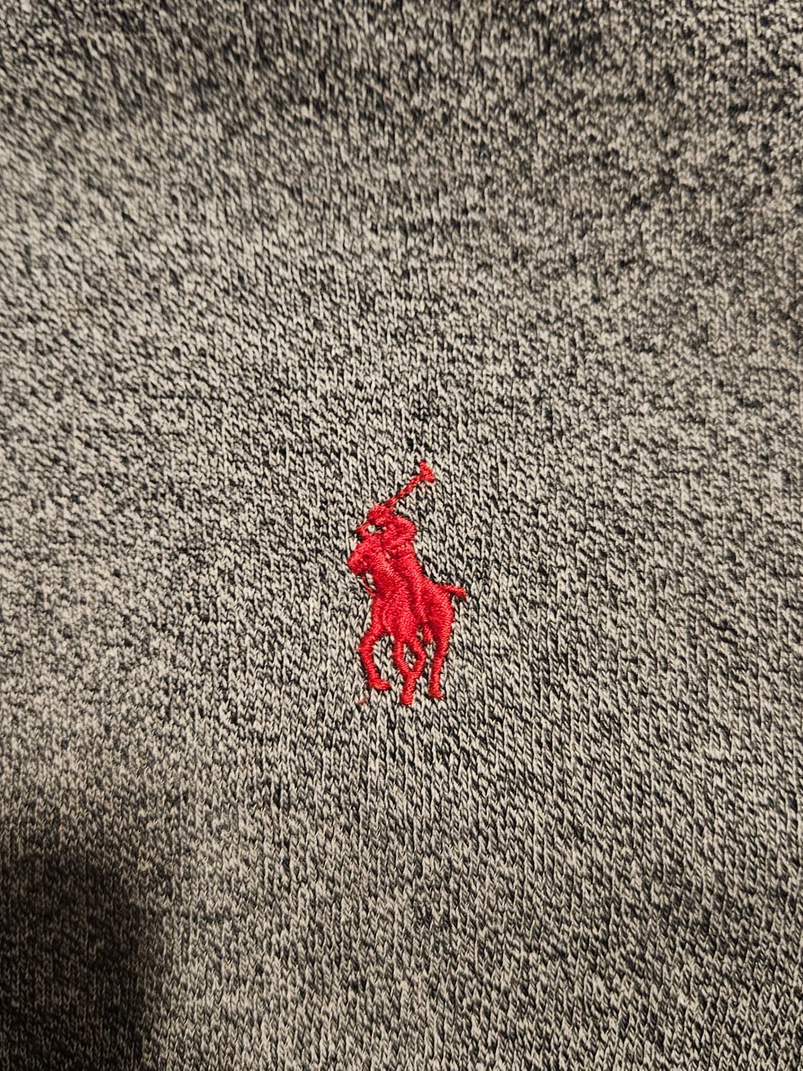 폴로 랄프로렌 그레이 플란넬 라이닝 후드 집업 상품이미지2