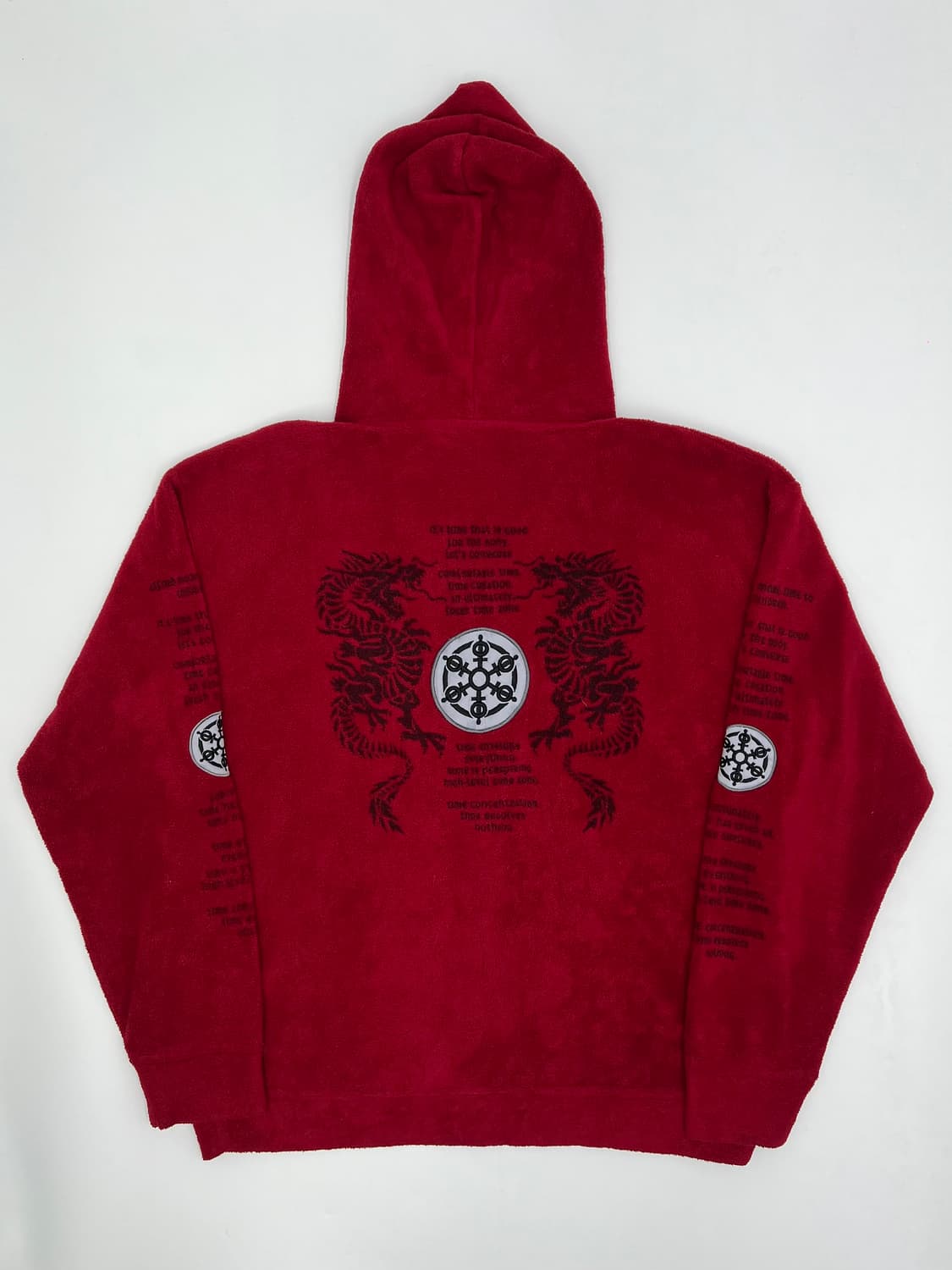 빈티지 오리엔탈 무드 자수 플리스 자켓 상품이미지1