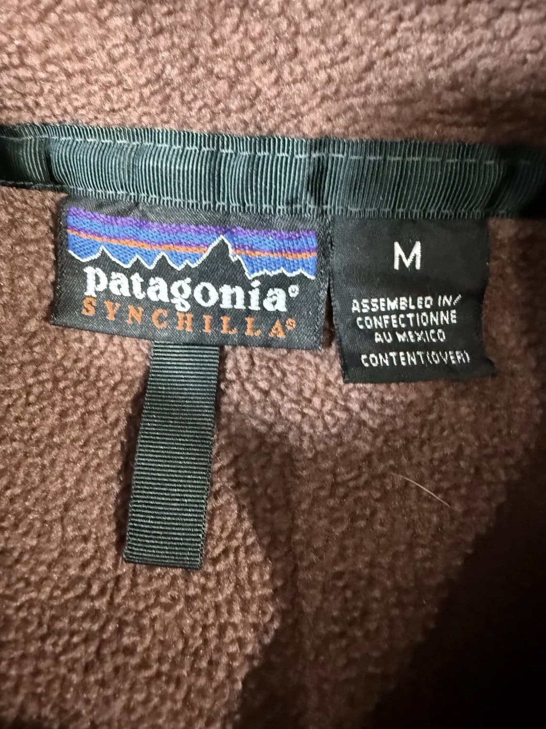 90s 멕시코 파타고니아 신칠라 스냅-T 브라운 상품이미지2