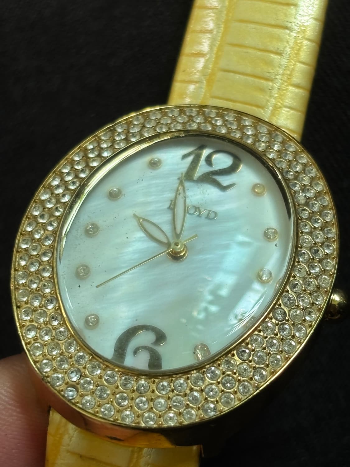 vintage jewelry leather watch 레자 시계 상품이미지8