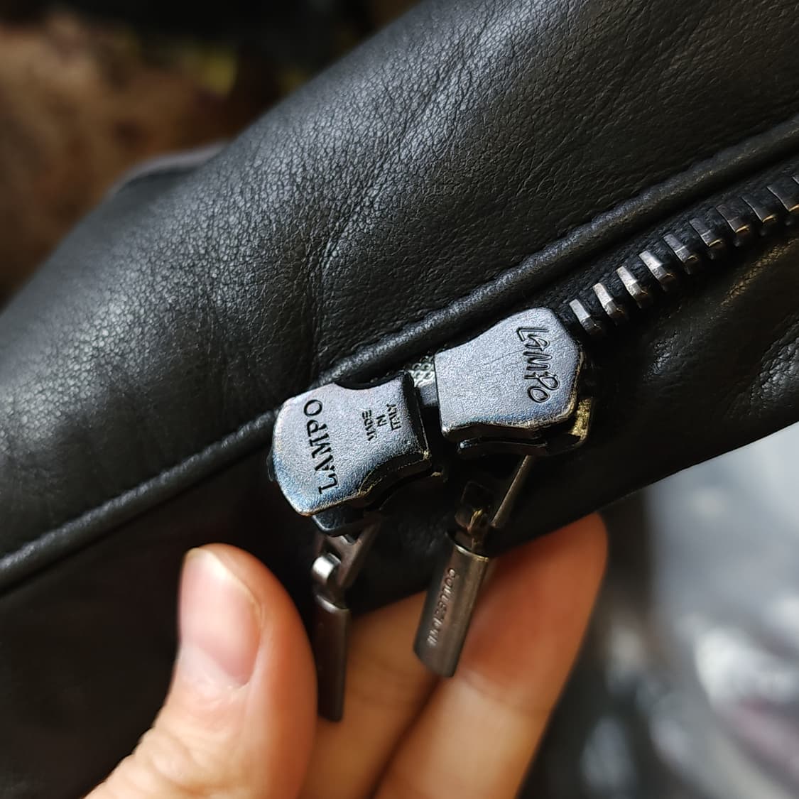 아르마니 레더 카코트 송가지 가죽자켓 레더 워크자켓 50 상품이미지6