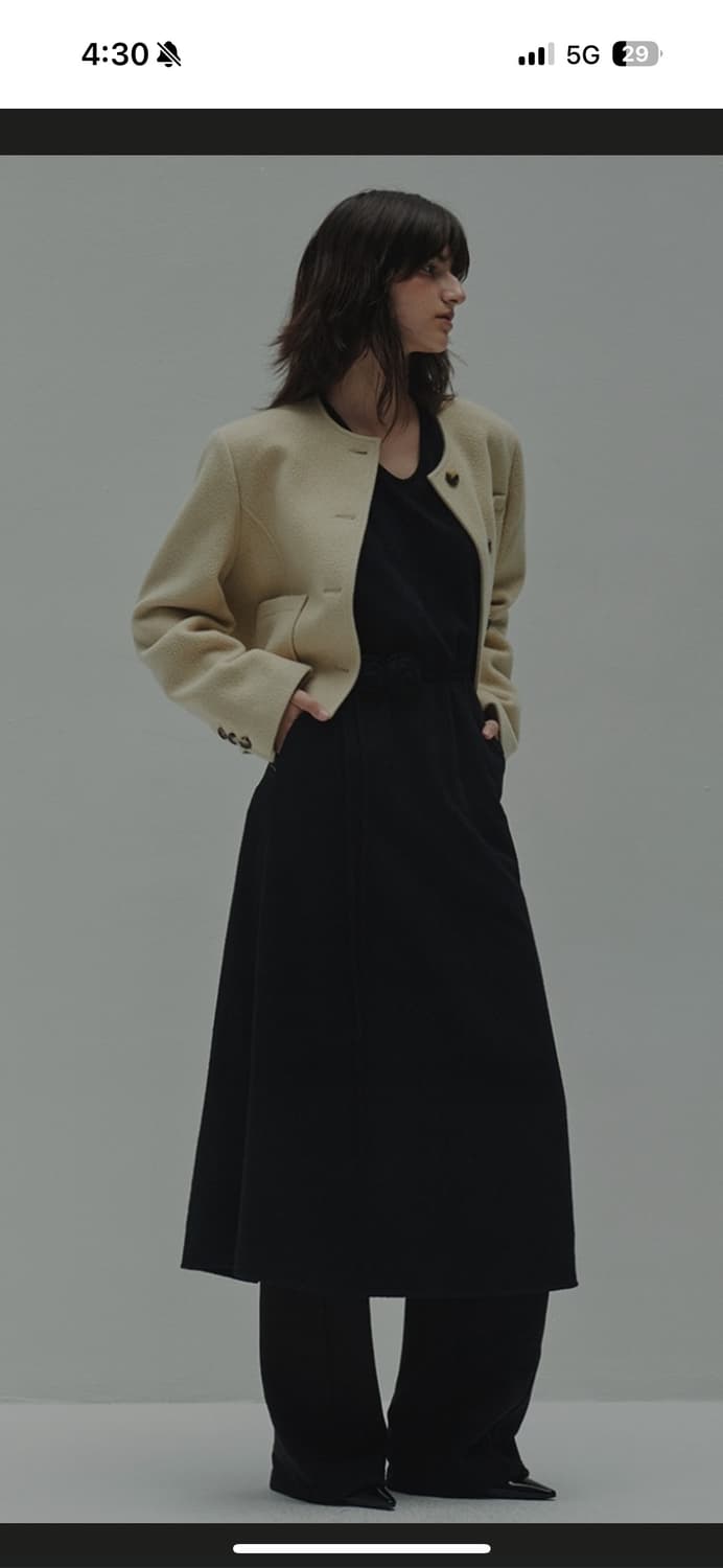 다이애그날 노카라 울 자켓 상품이미지1