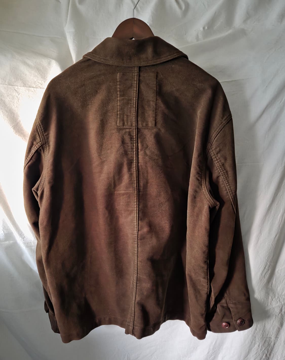 리슈 몰스킨 프렌치 워크 자켓 브라운 3(105 / XL) 상품이미지3