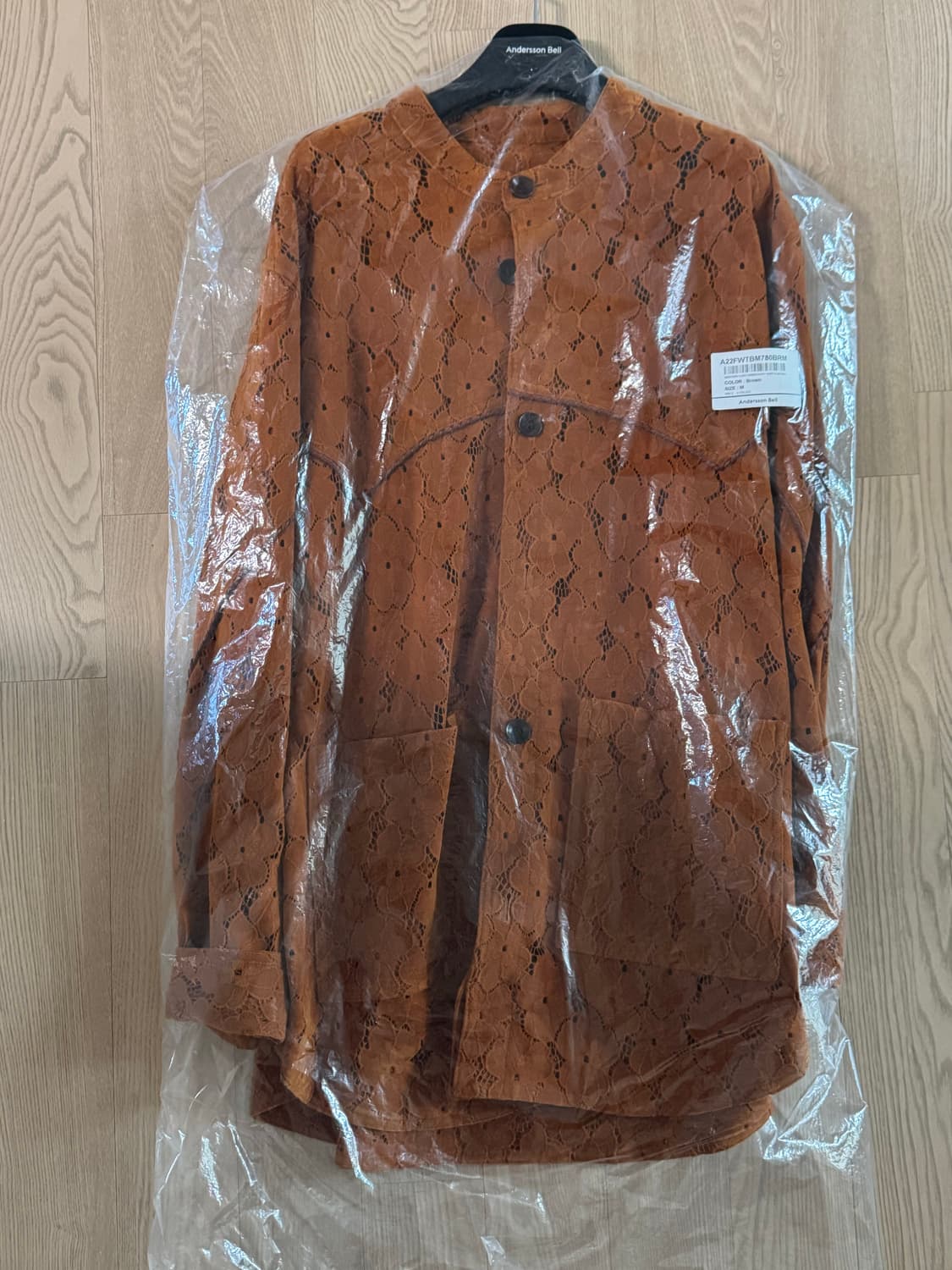 앤더슨벨 스웨이드 레이스 셔츠자켓 상품이미지2