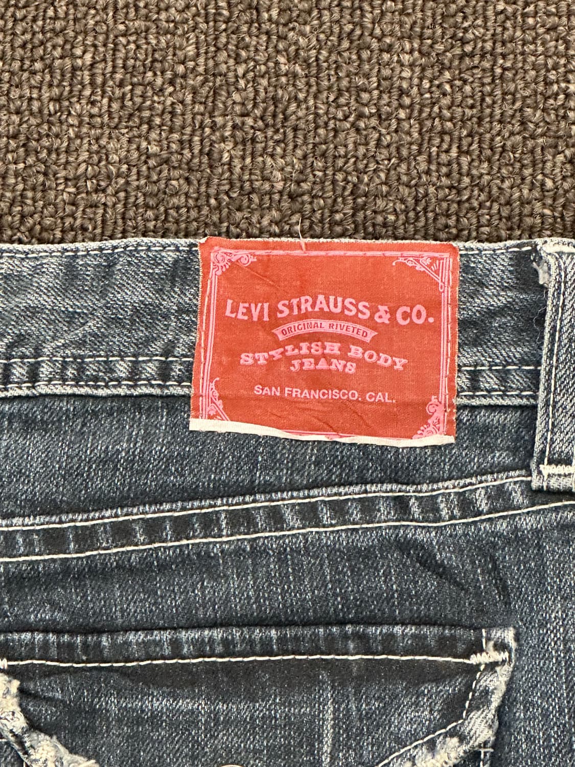 28)리바이스 빈티지 여성 y2k 카고 데님팬츠 상품이미지3