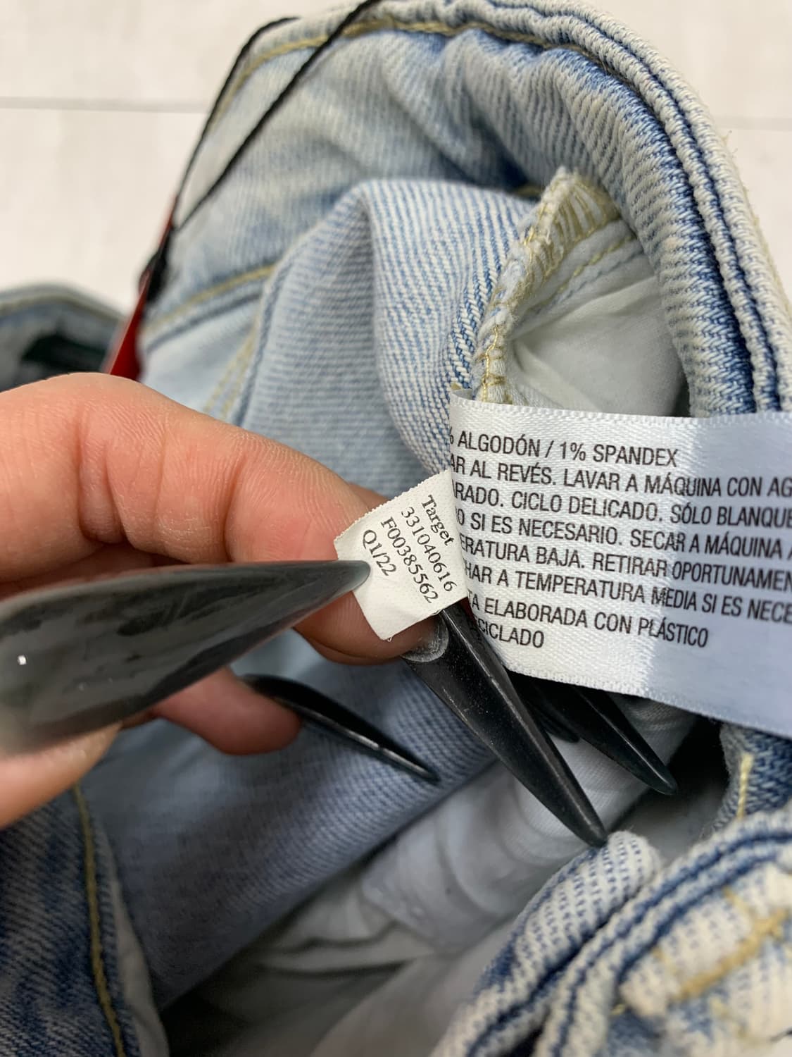 Wild fable 연청 더블니 팬츠 #349 상품이미지7