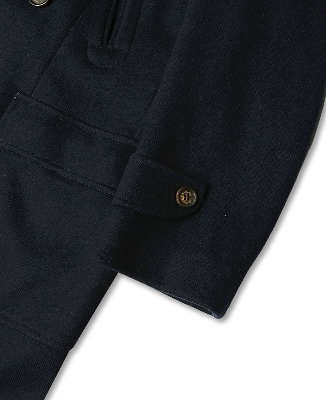 일레븐티 [Eleventy] 네이비 울 니트 컴포터블 더블 코트 상품이미지5