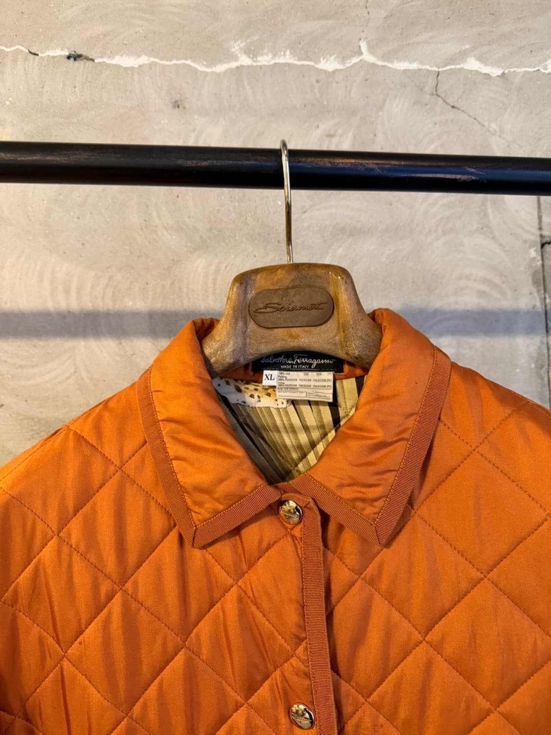 페레가모 실크 퀠팅자켓 여성66-77 상품이미지6