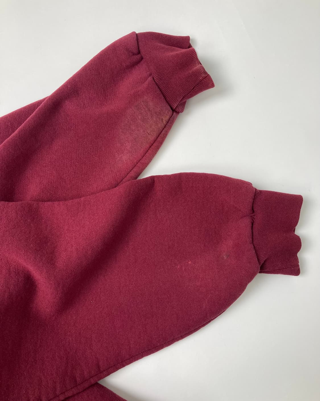 90s Russell Zip Up Hoodie (burgundy) 상품이미지8