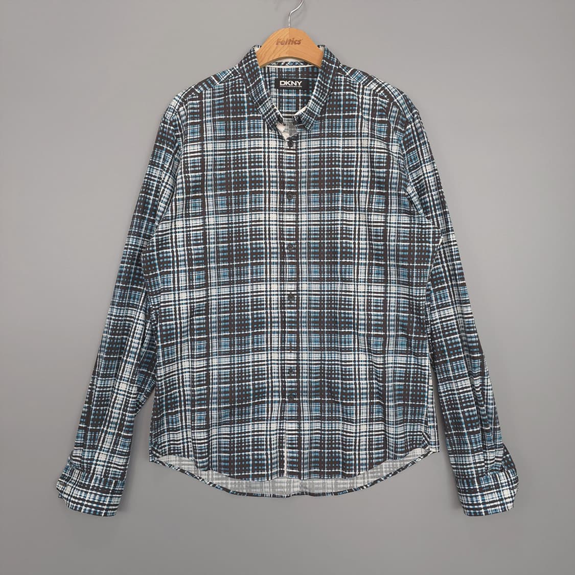 DKNY 디케이앤와이 체크 셔츠 L 상품이미지1