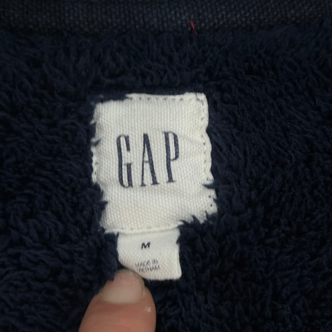 Gap est. 갭 퍼안감 네이비 집업  상품이미지5