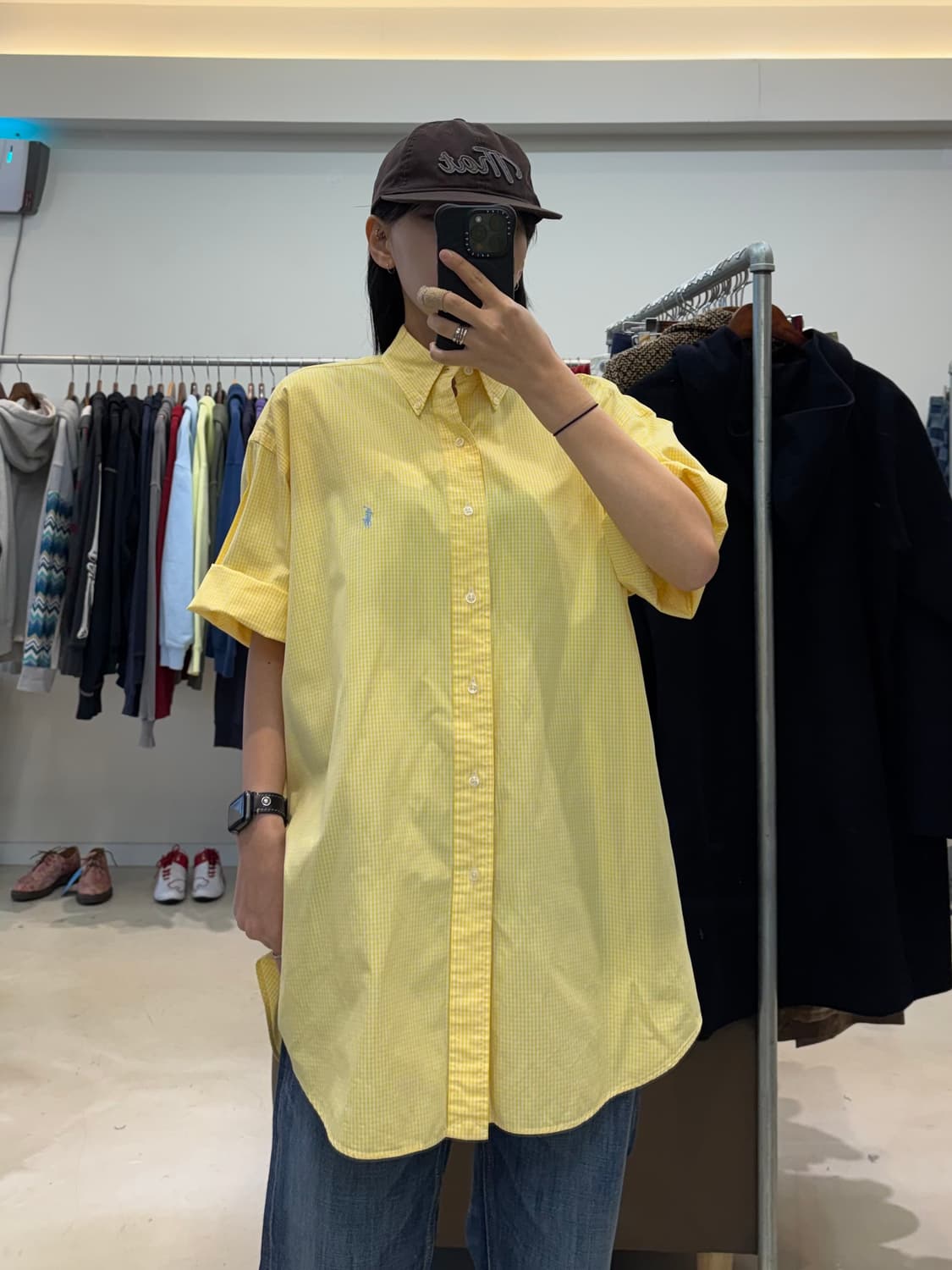 폴로 랄프로렌 체크 반팔 셔츠 상품이미지4