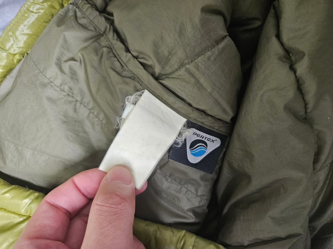 [L] 몽벨 800FP 퍼텍스 논후드 다운 경량 패딩 점퍼 상품이미지8