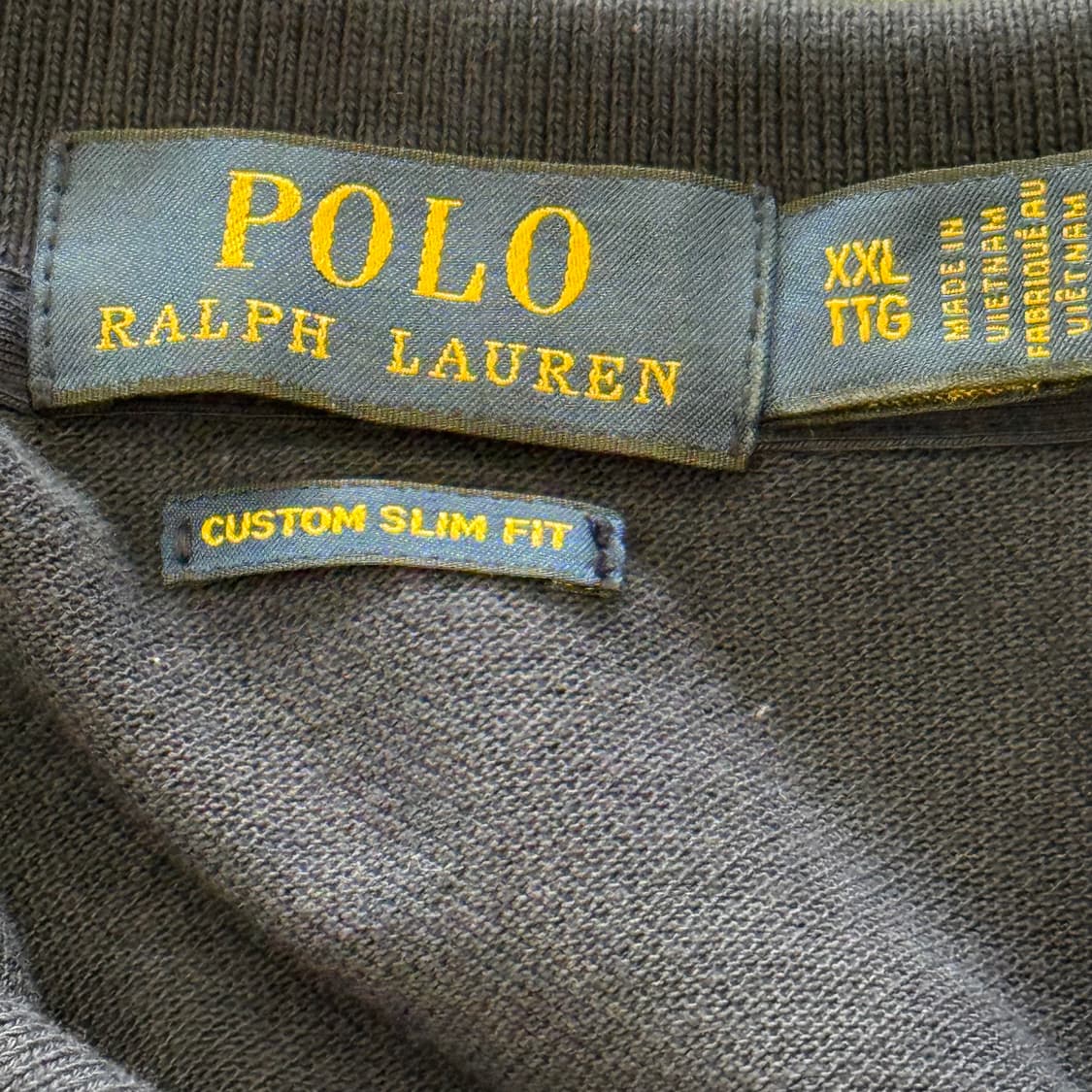 XXL 폴로랄프로렌 커스텀슬림핏 네이비 카라티셔츠 상품이미지4