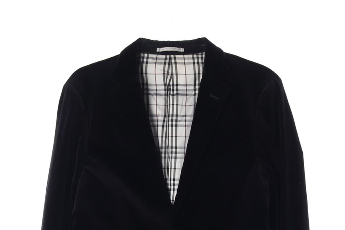 버버리 블랙라벨 벨벳 블레이저 M 상품이미지4