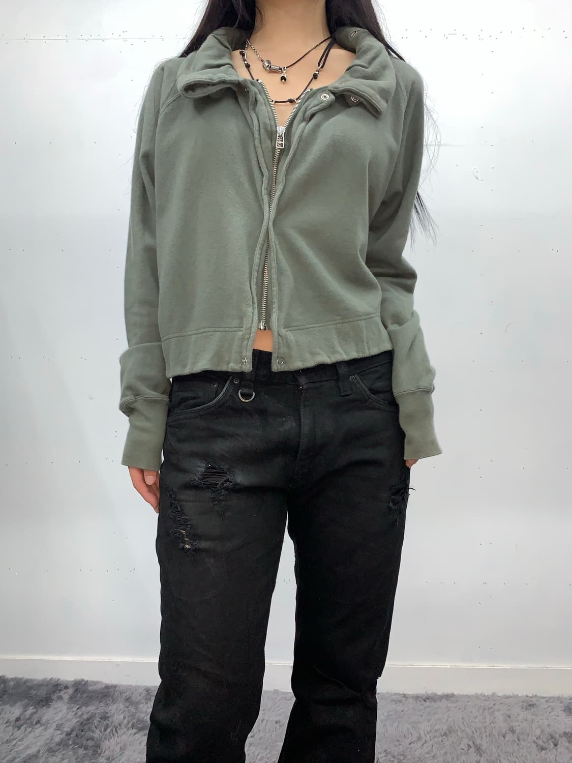 Tete homme 왁스드 데미지 팬츠 상품이미지3