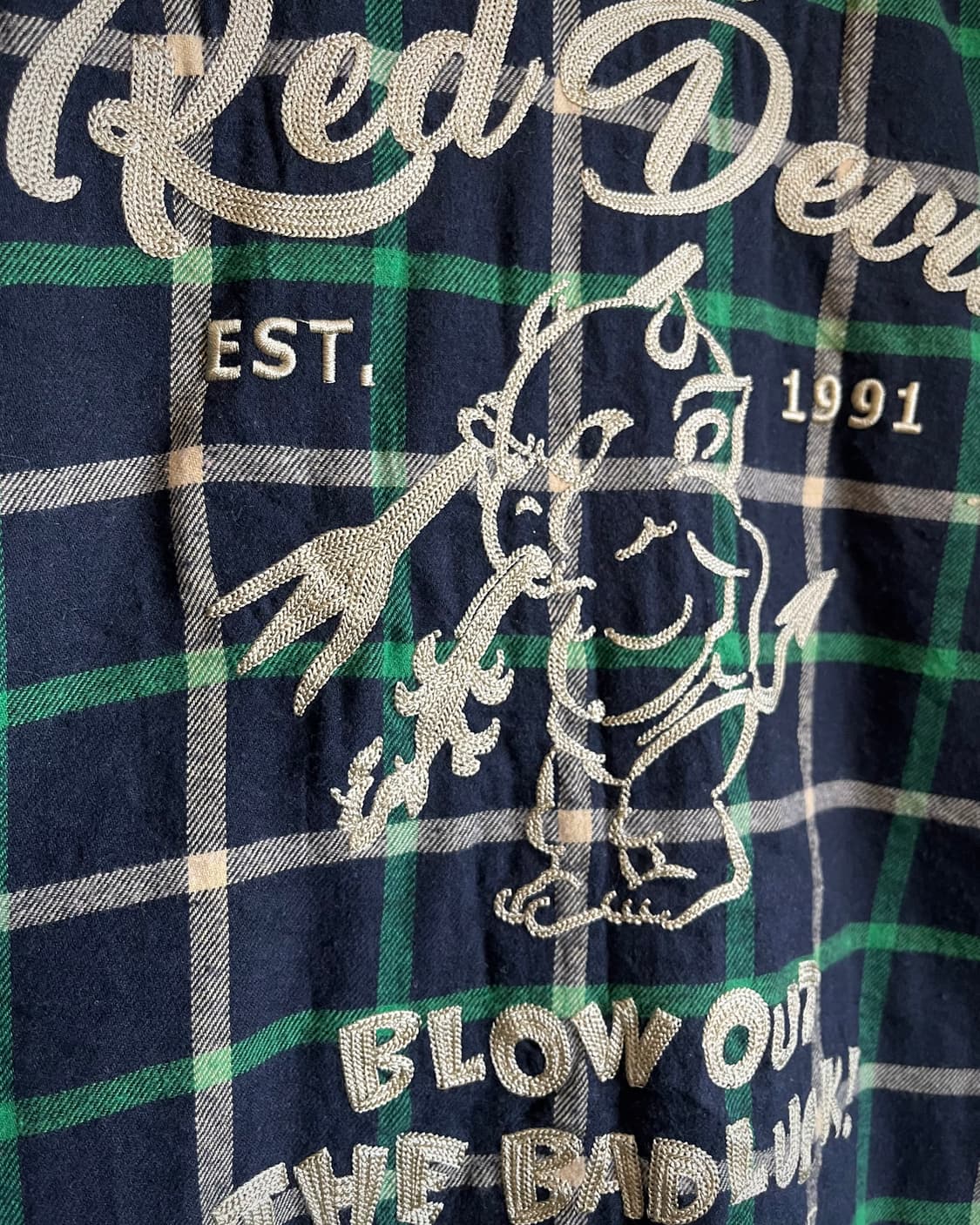 Ted Company Icon Embroidery Check Short 상품이미지9