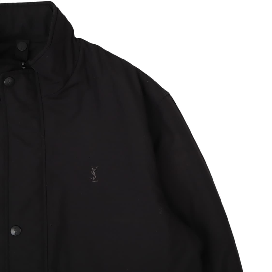 입생로랑 ysl로고 블랙 폴리쉘 점퍼 자켓 상품이미지3