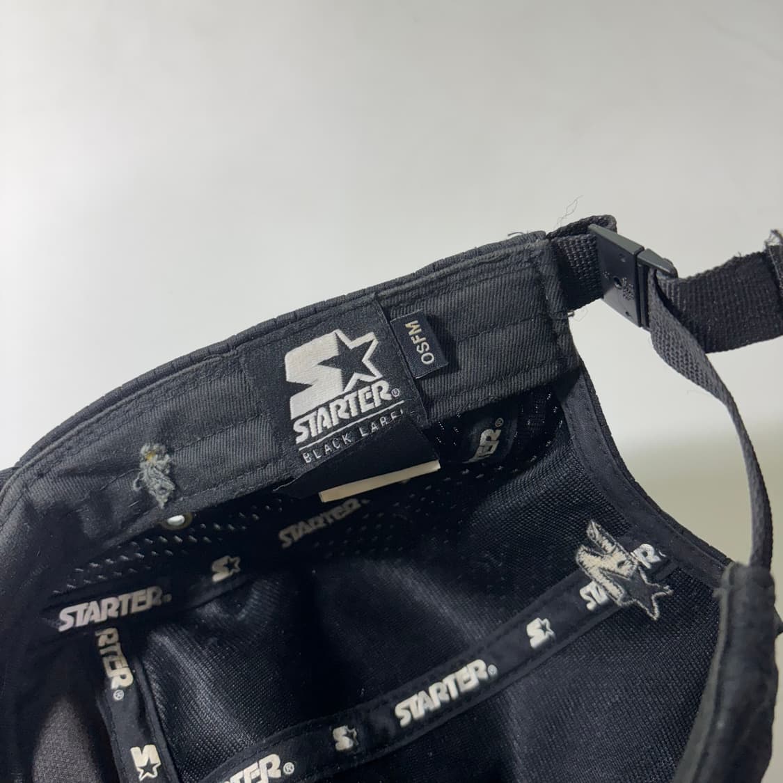 OS 칼하트 X 스타터 블랙 매쉬 캠프캡 상품이미지5