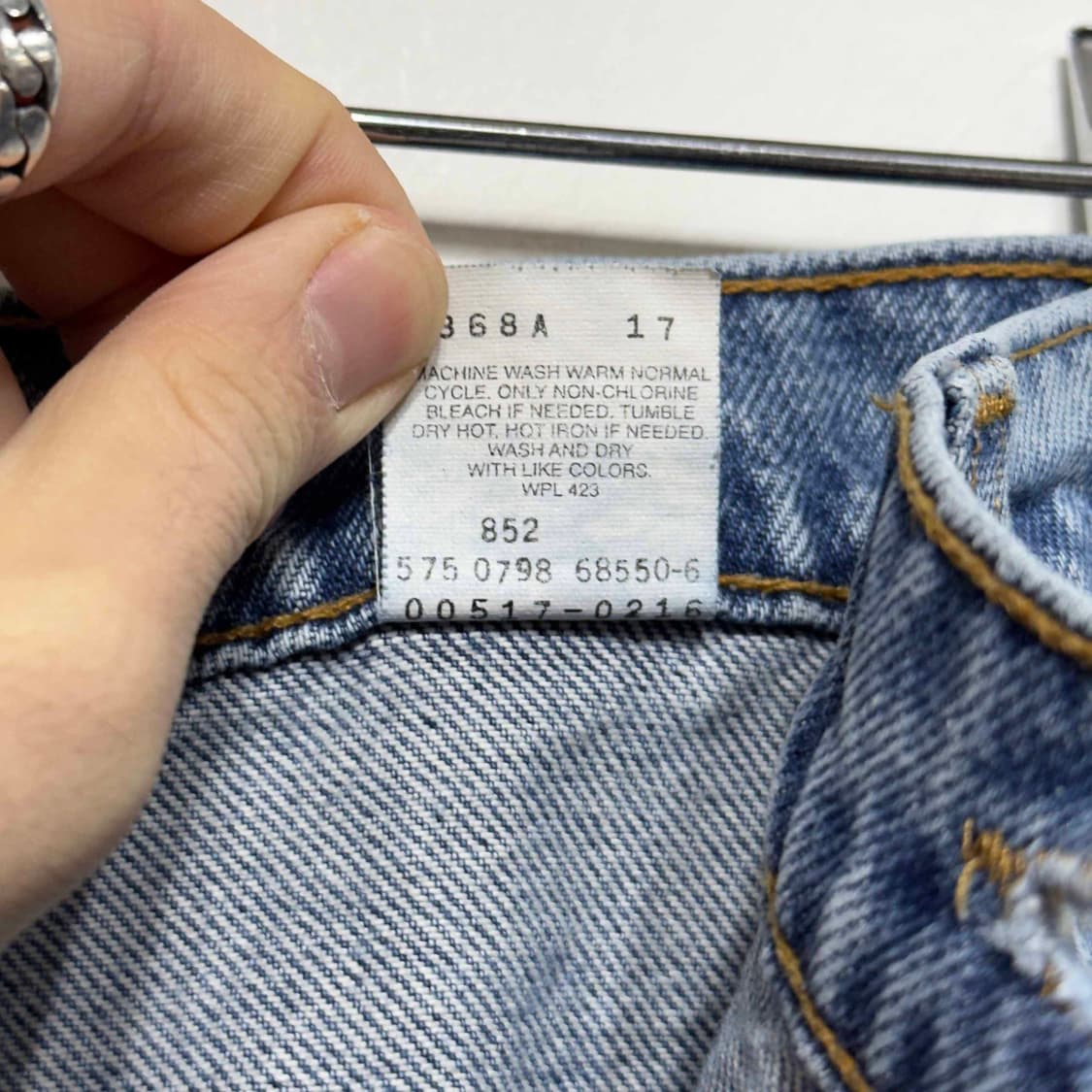 90s 리바이스 517 데님팬츠 W36 L32 상품이미지7