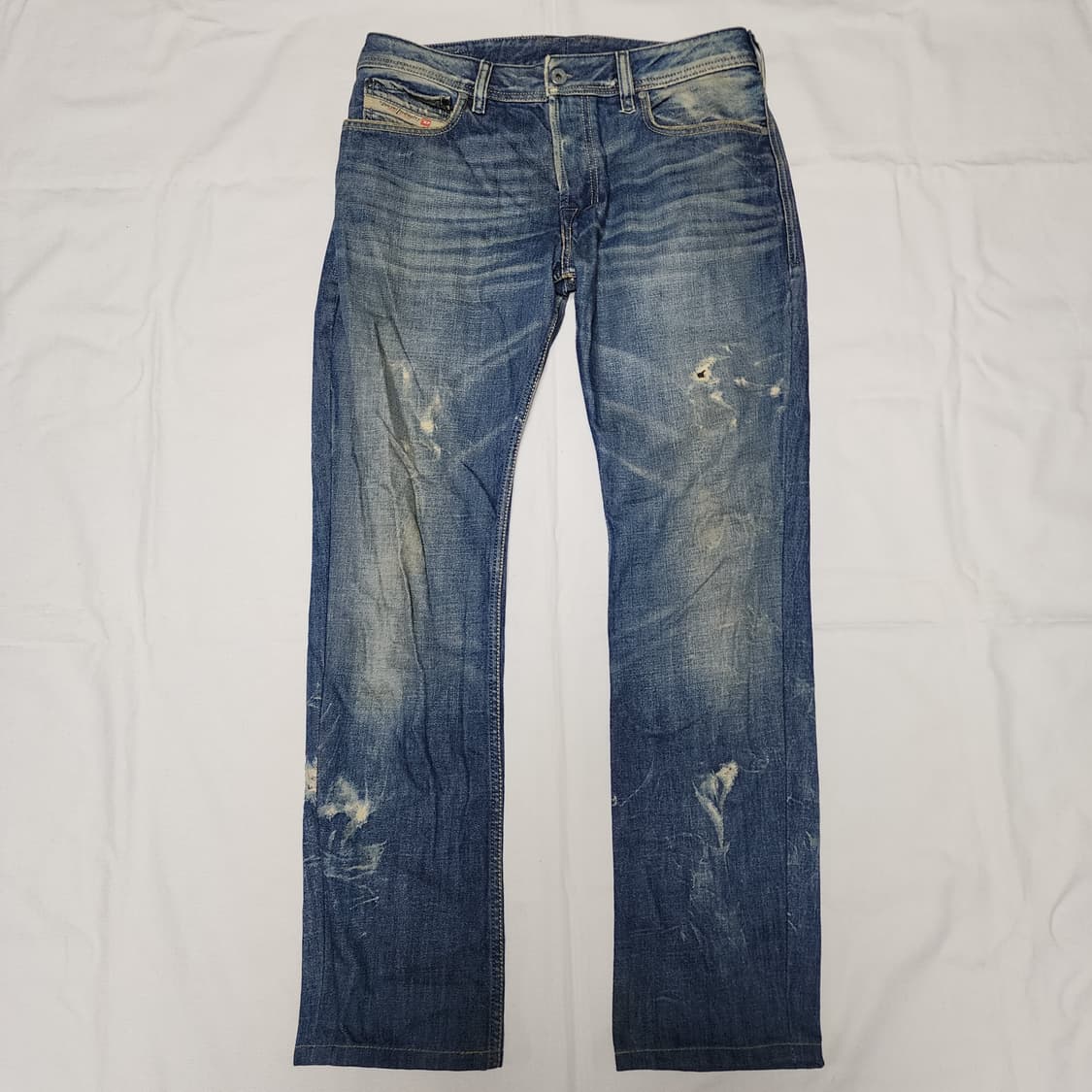 디젤 자티니 디스트로이드 워싱 데님팬츠 상품이미지3