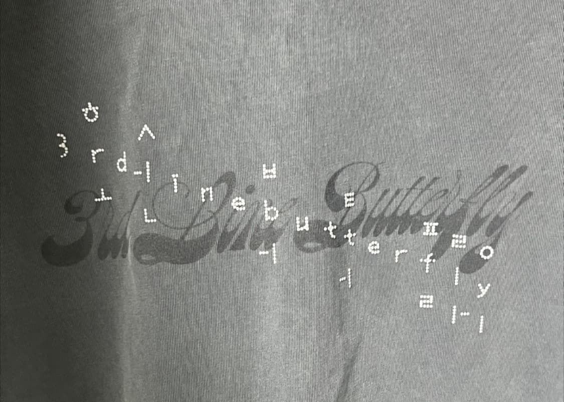3호선 버터플라이 굿즈티셔츠  상품이미지4