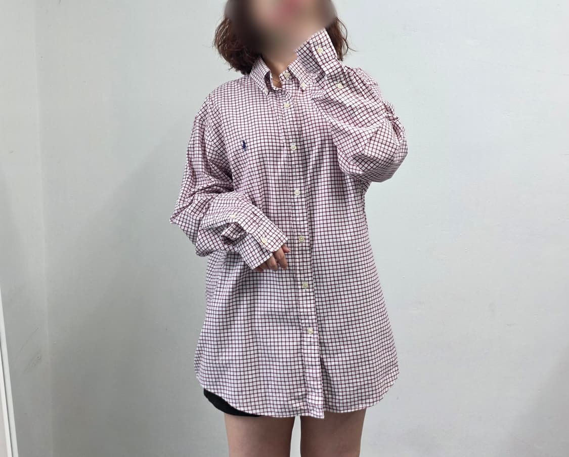 [프립]랄프로렌 체크 패턴 셔츠 상품이미지1