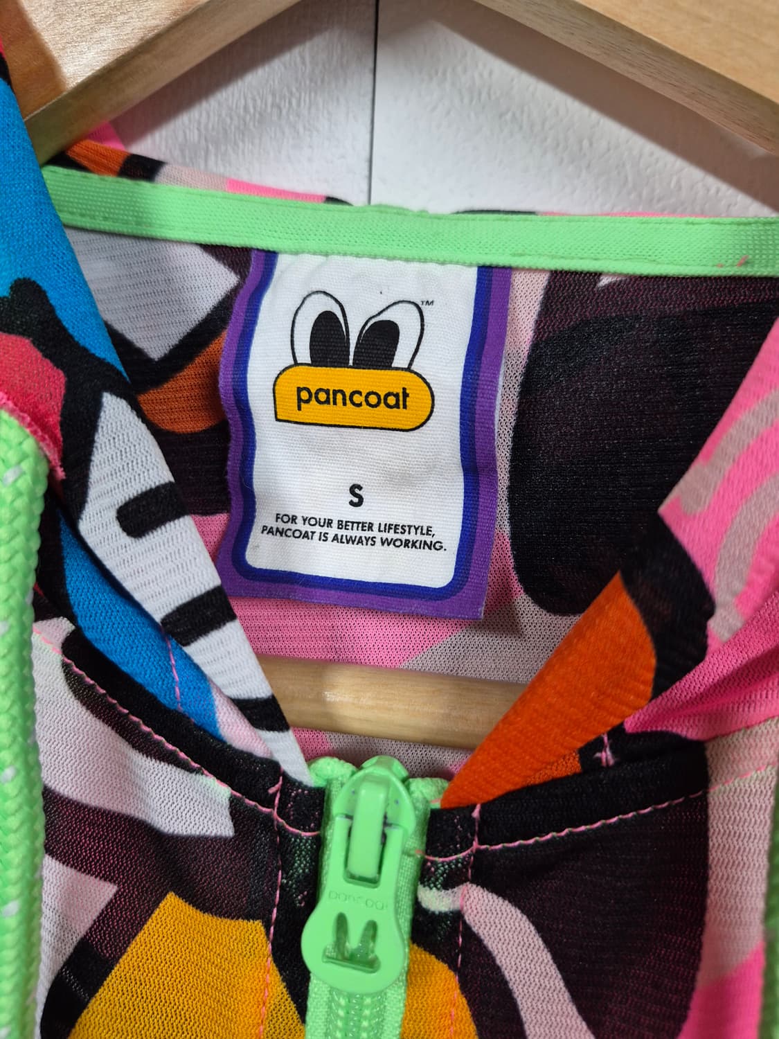 팬콧 워터그래피티 후드 집업 상품이미지6