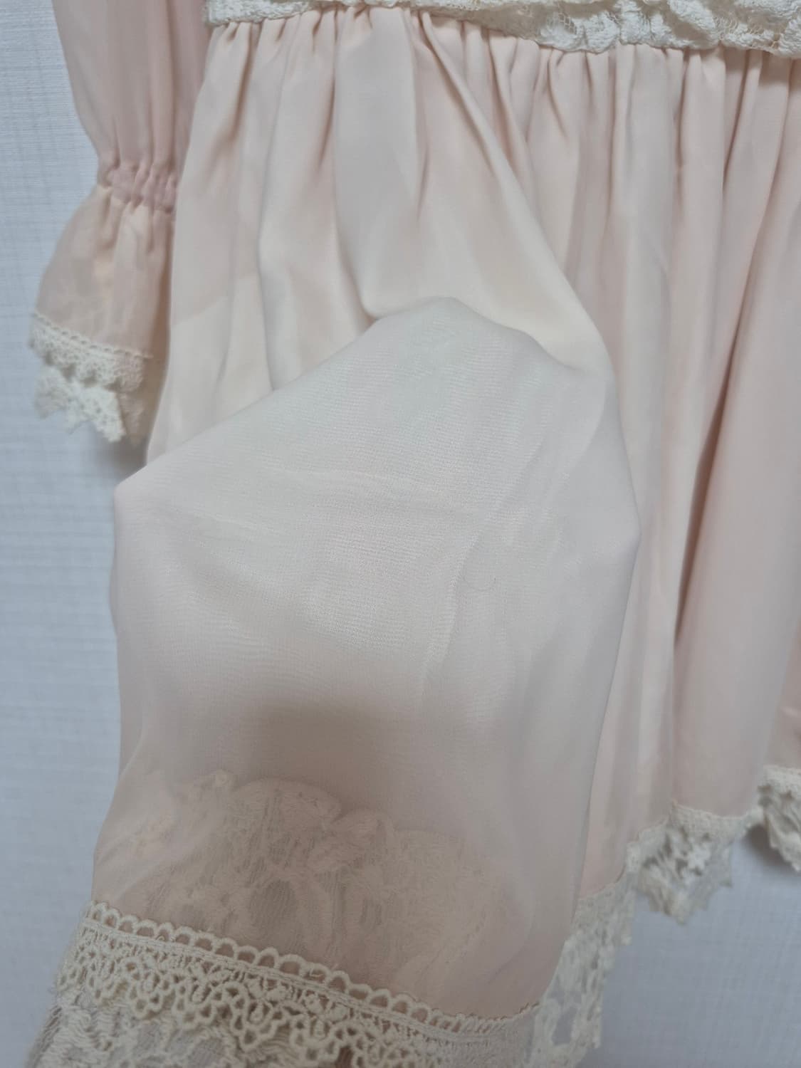 딸기우유 리즈리사 초고전템 라떼갸루 히메카지 쉬폰 프릴 원피스입니다 ♡♡ 상품이미지3