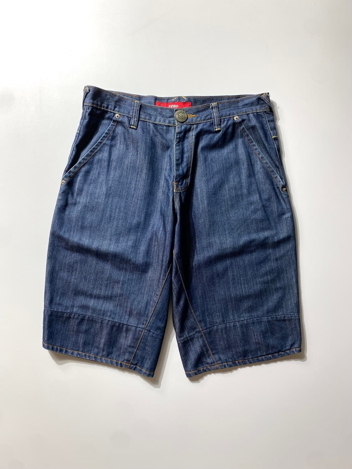 [32-33] Evisu 에비수 신치백 엔지니어드 데님 쇼츠 상품이미지3