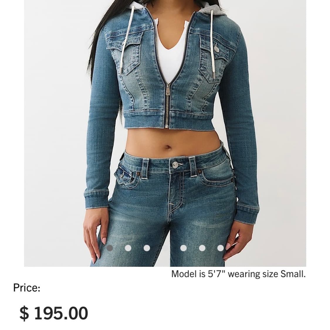 [XS,S] 트루 릴리젼 후드 데님 자켓 상품이미지10