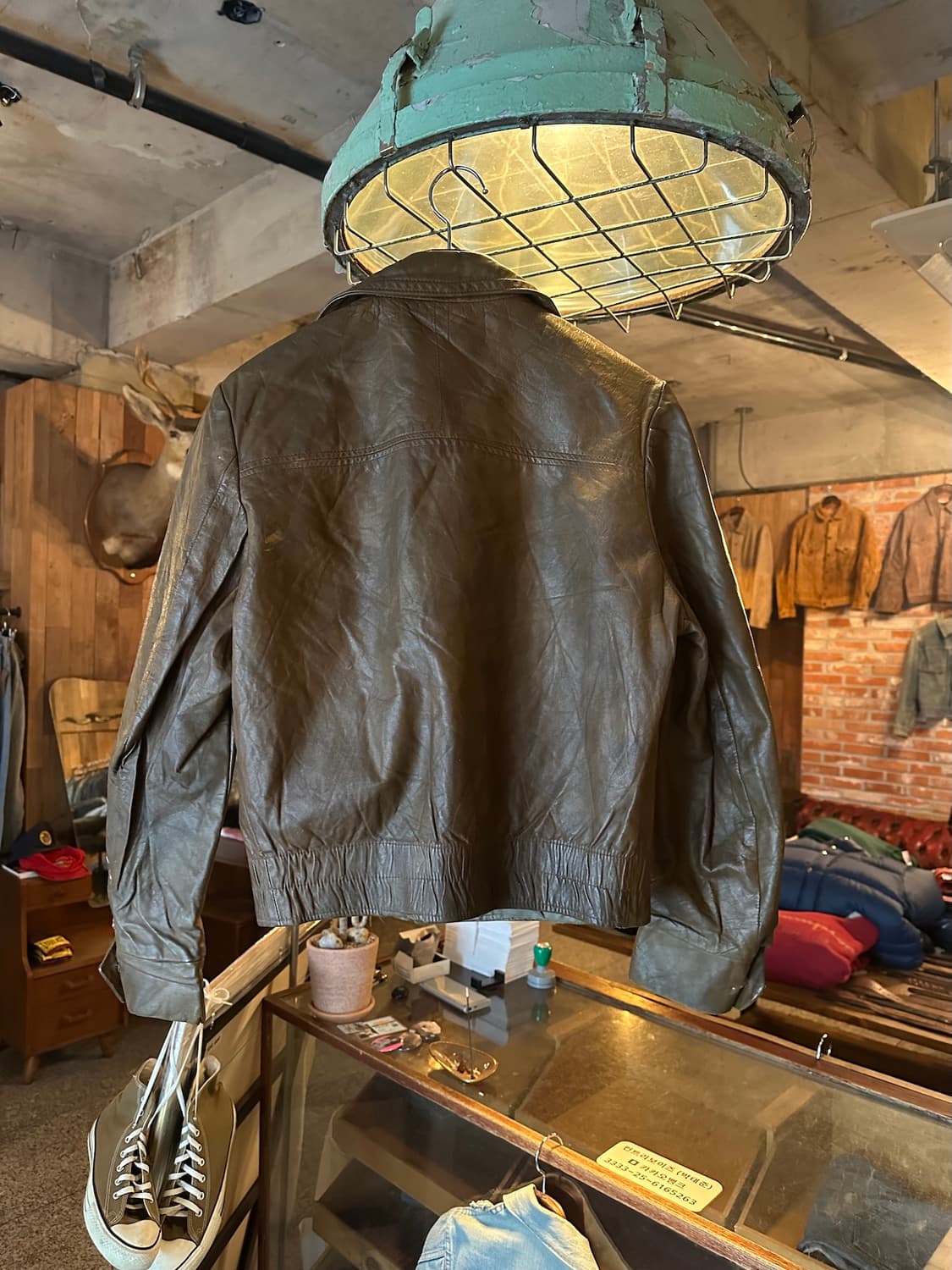 70s USA 빈티지 시어스 레더 자켓 상품이미지5
