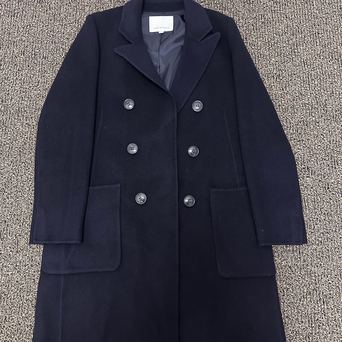 VOV 보브 여성 울 캐시미어 롱 코트 네이비 55사이즈 상품이미지2