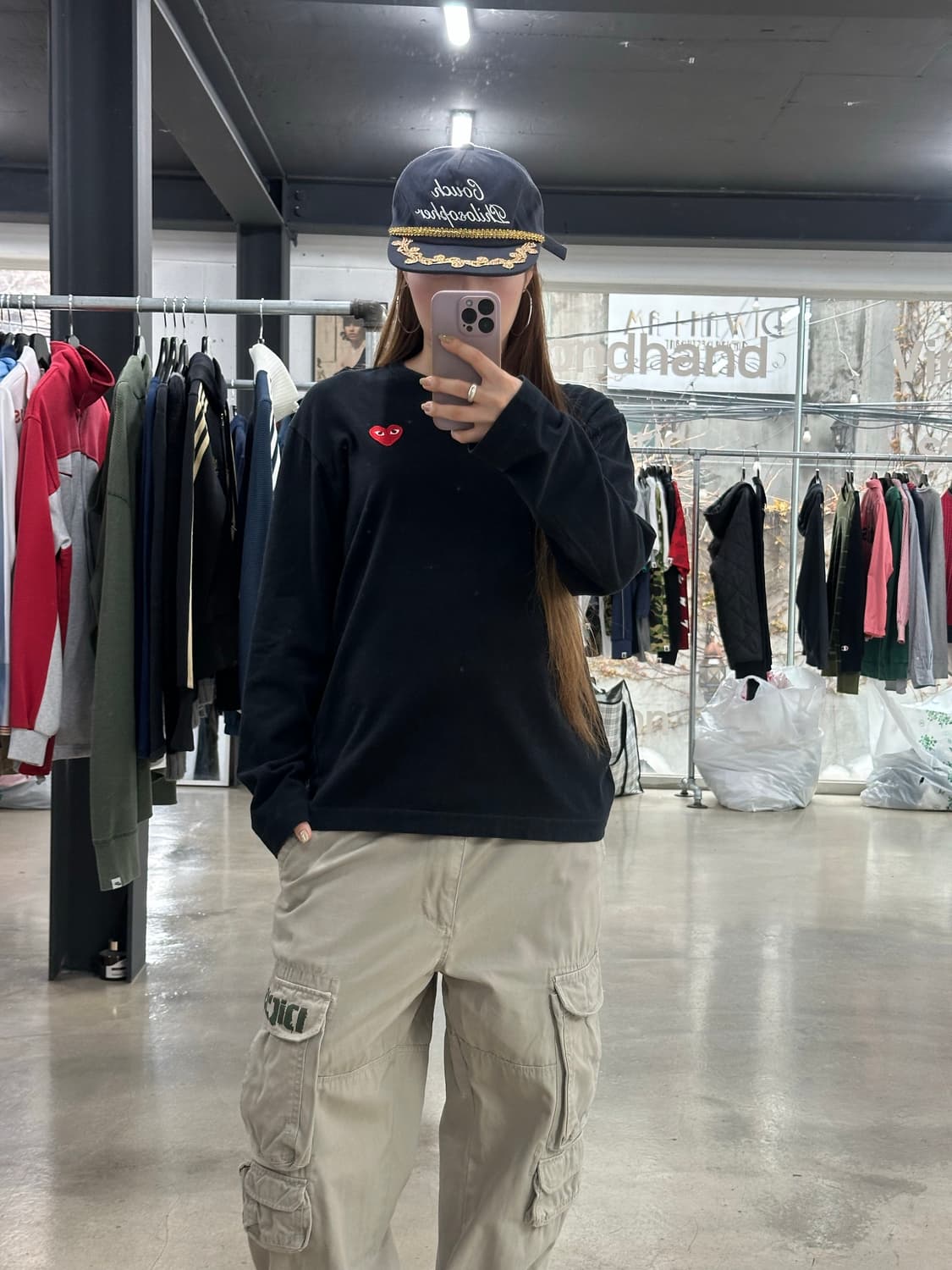 꼼데가르송 레드와펜 롱슬리브 상품이미지3