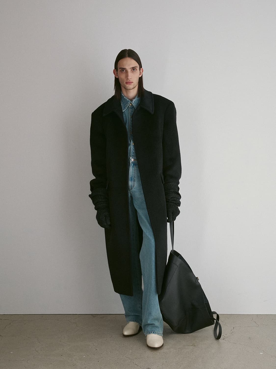 [할인] 렉토 포인티드 토 앵클 부츠 크림 상품이미지7