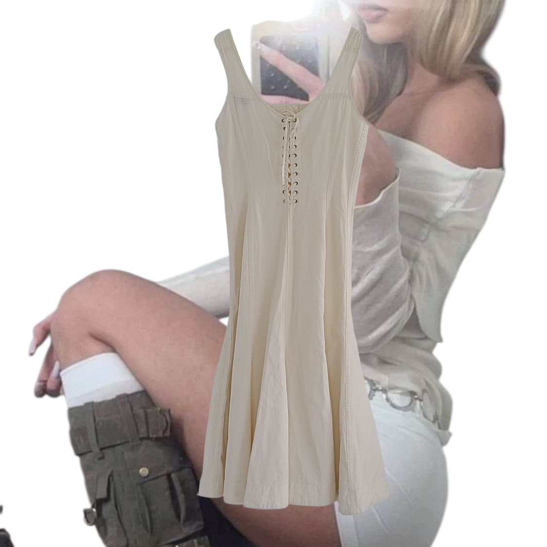 Lauren Ralph button up eyelet ops 상품이미지2